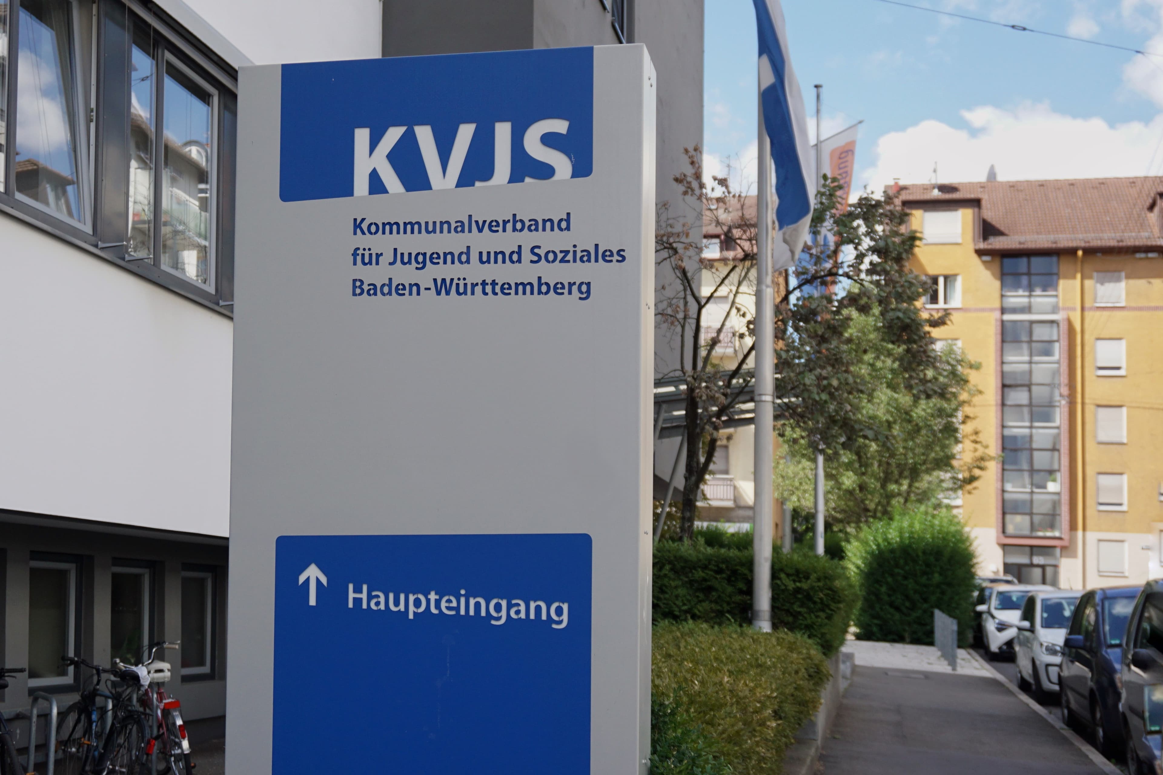 Außenansicht KVJS-Stele Lindenspürstraße