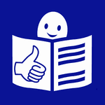 Europäisches Logo für einfaches Lesen